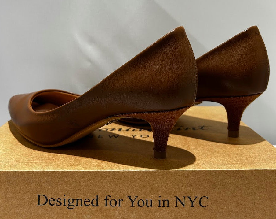 Antonia Saint Vicky Pumps 40MM Heels Cocoa, Size 9