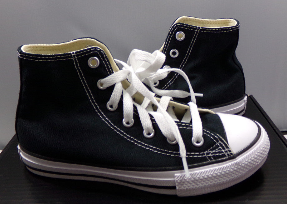 Converse 3J231 Chuck Taylor Kids High Top Sneakers Black Size US 10.5 UK 10