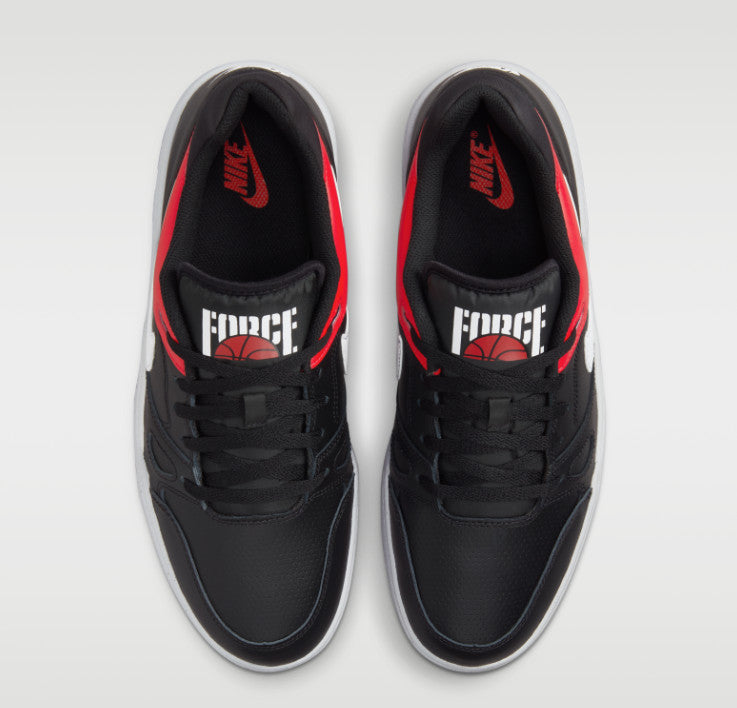 Nike Full Force Low in the "Black/University Red/White" FB1362-003, Size 8.5