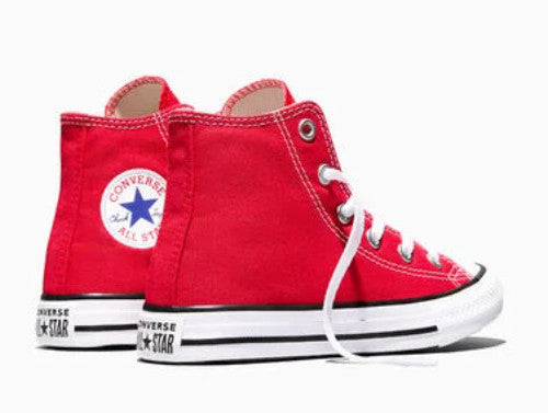 Converse Chuck Taylor All Star High Top Sneaker Red Size 2