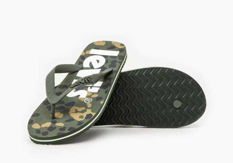 Levi's Men's Dixon Green Flip Flops D6565-0010 Size 11.5