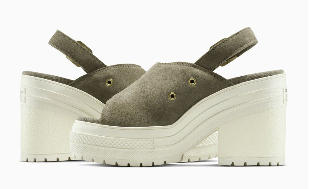 Converse Chuck 70 De Luxe Heel Mule Slip On Taupe A15071 Size 11