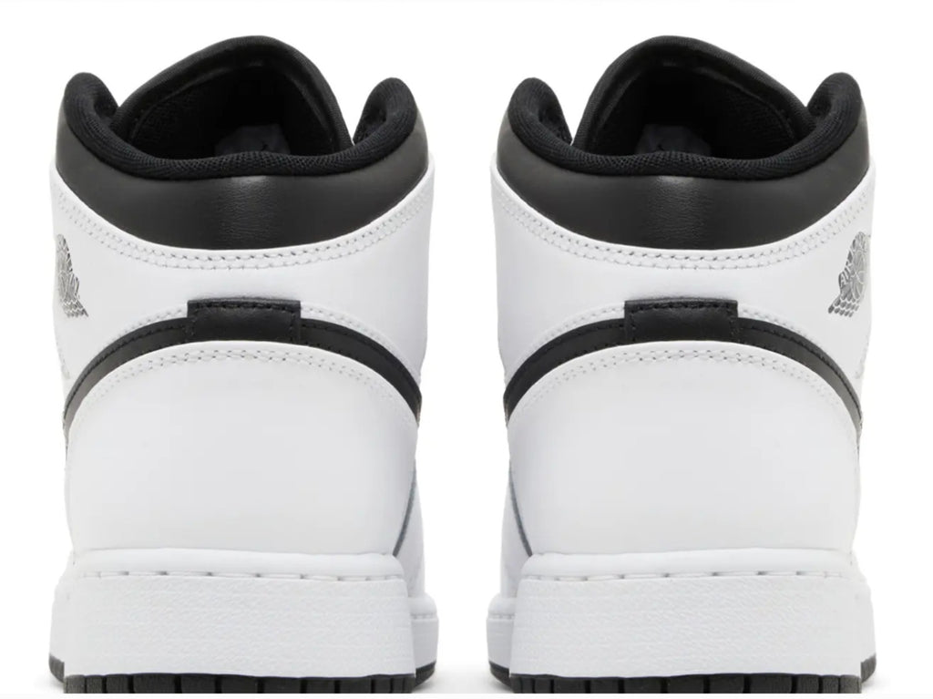 Nike Air Jordan 1 Mid GS 'White Black' DQ8423-132 Size US 6.5Y
