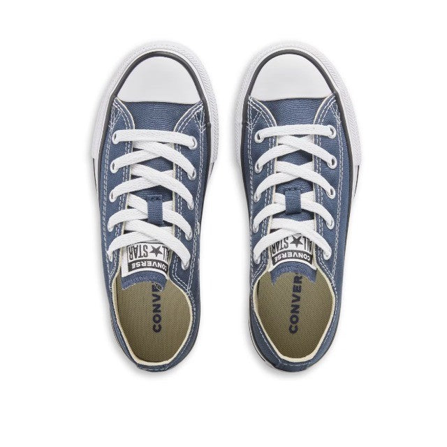 Converse Chuck Taylor All Star Low Top Sneakers Navy Blue Canvas Size 3