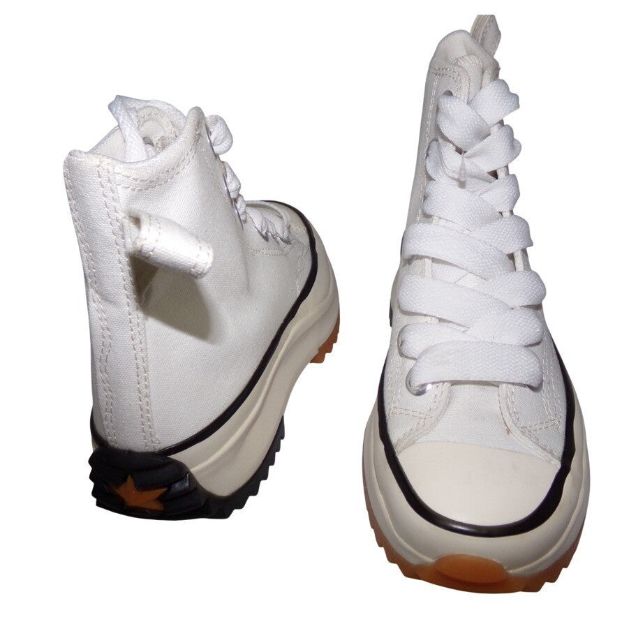 Converse Run Star Hike Platform High Top Canvas Sneakers Size 3.5