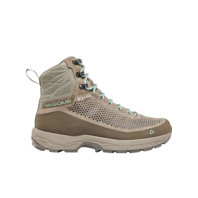 Vasque Torre AT GTX Hiking Boots Womens 9M Gore-Tex Vibram Brown Teal 07515W