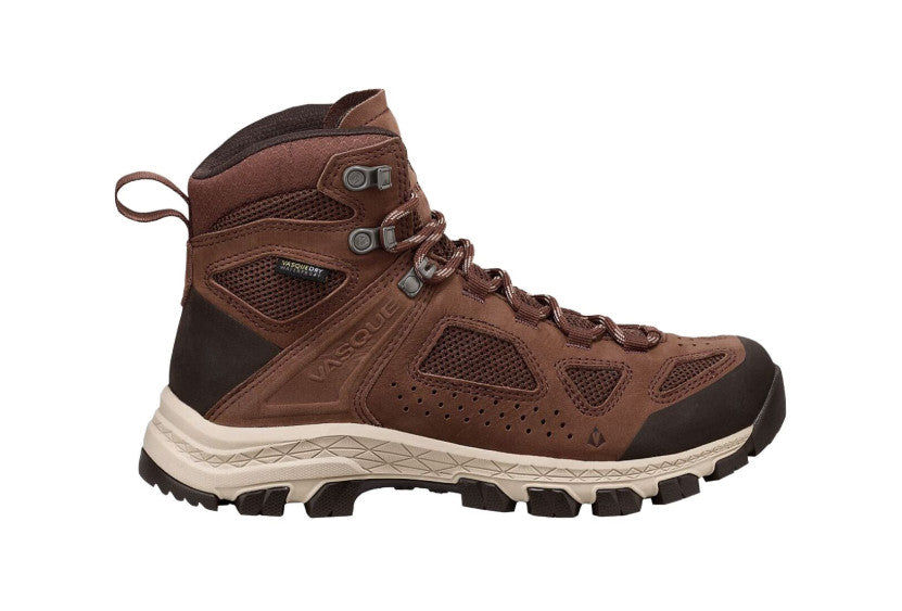 Vasque Breeze Waterproof Hiking Boots Womens 10 Brown Nubuck Leather Trail Shoes