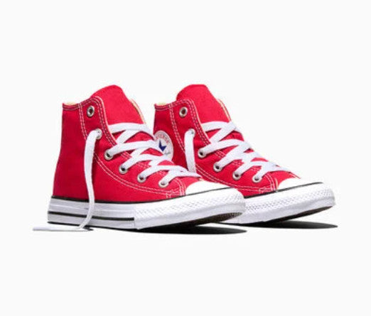 Converse Chuck Taylor All Star High Top Sneaker Red Size 2