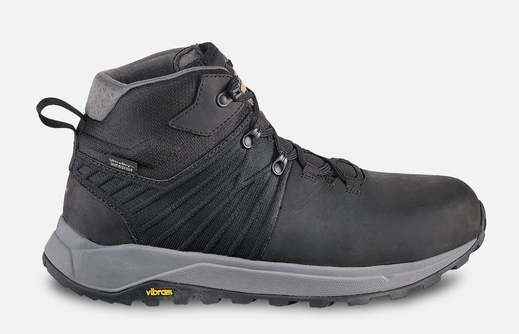 Irish Setter Cascade Mens 5-Inch Waterproof Leather Safety Toe Boot Black 8.5 M