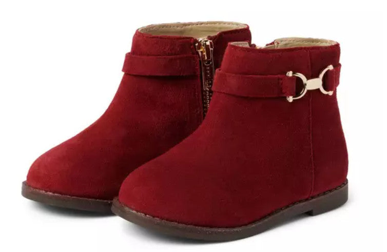 Janie and Jack Suede Buckle Bootie Size 4