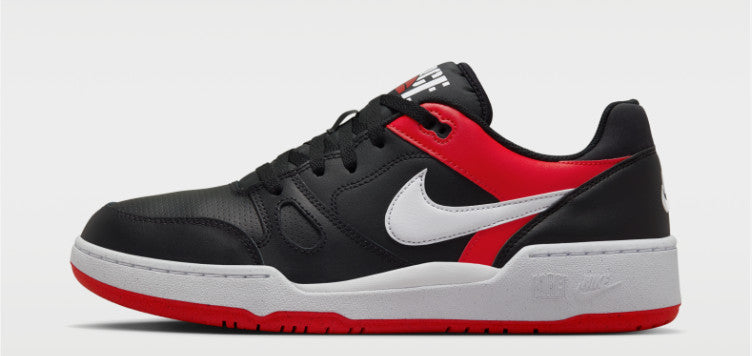 Nike Full Force Low in the "Black/University Red/White" FB1362-003, Size 8.5