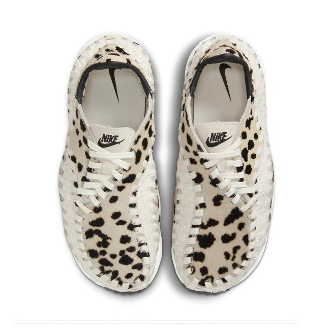Nike Air Footscape Woven White Cow Print FB1959-102 Womens Size 9 Sneakers