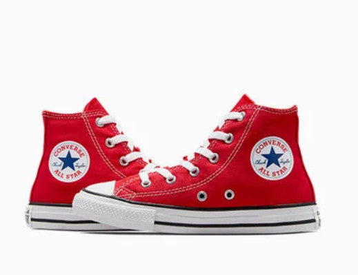 Converse Chuck Taylor All Star High Top Sneaker Red Size 2