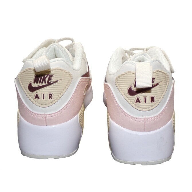Nike Air Max 90 Girls Phantom/Echo Pink/Sail/Dark Team Red Size 1.5