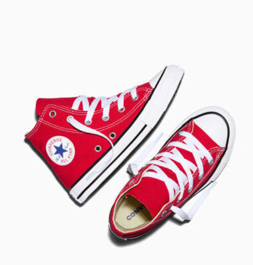 Converse Chuck Taylor All Star High Top Sneaker Red Size 2