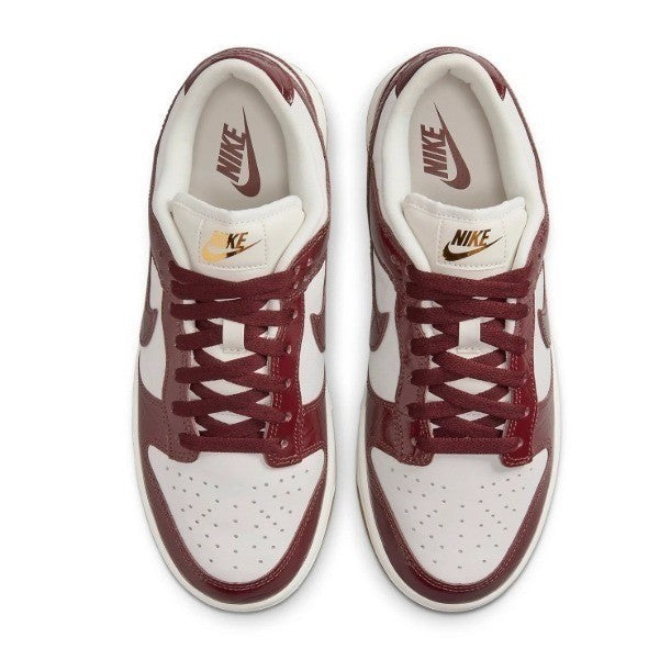 Nike Dunk Low LX Dark Team Red Croc Women FJ2260-004 Size 15.5 Burgundy Sail Gum