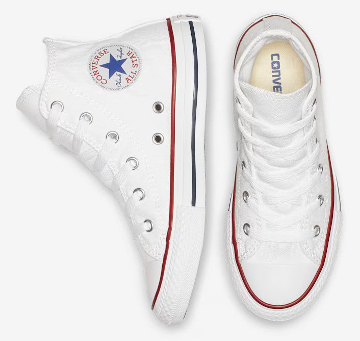 Converse Chuck Taylor All Star High Top Sneakers White Size 2.5