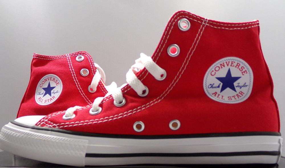 Converse Chuck Taylor All Star High Top Sneaker Red Size 2