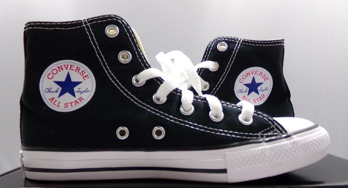 Converse 3J231 Chuck Taylor Kids High Top Sneakers Black Size US 10.5 UK 10