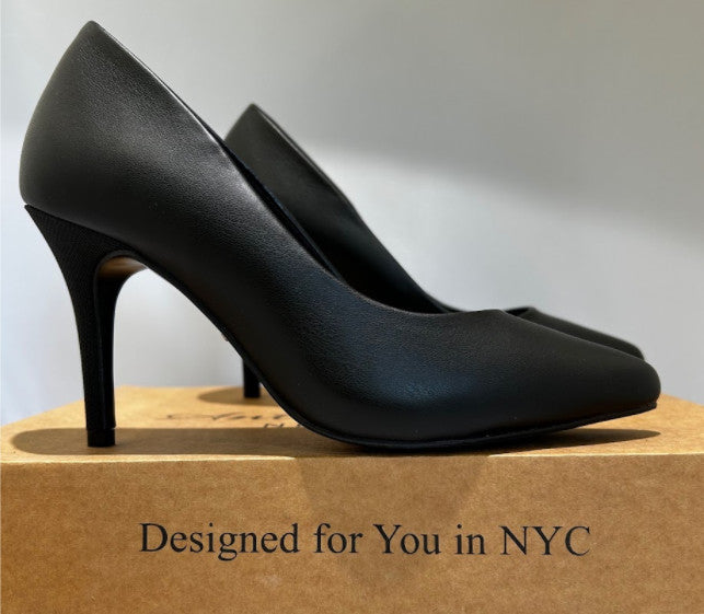 Antonia Saint NY Victoria Pump Heel 3.0 Black, Size 9