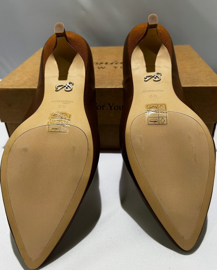 Antonia Saint Vicky Pumps 40MM Heels Cocoa, Size 8
